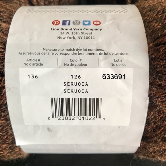 Lion Brand Heartland Yarn In Sequoia - Picture 6 of 6